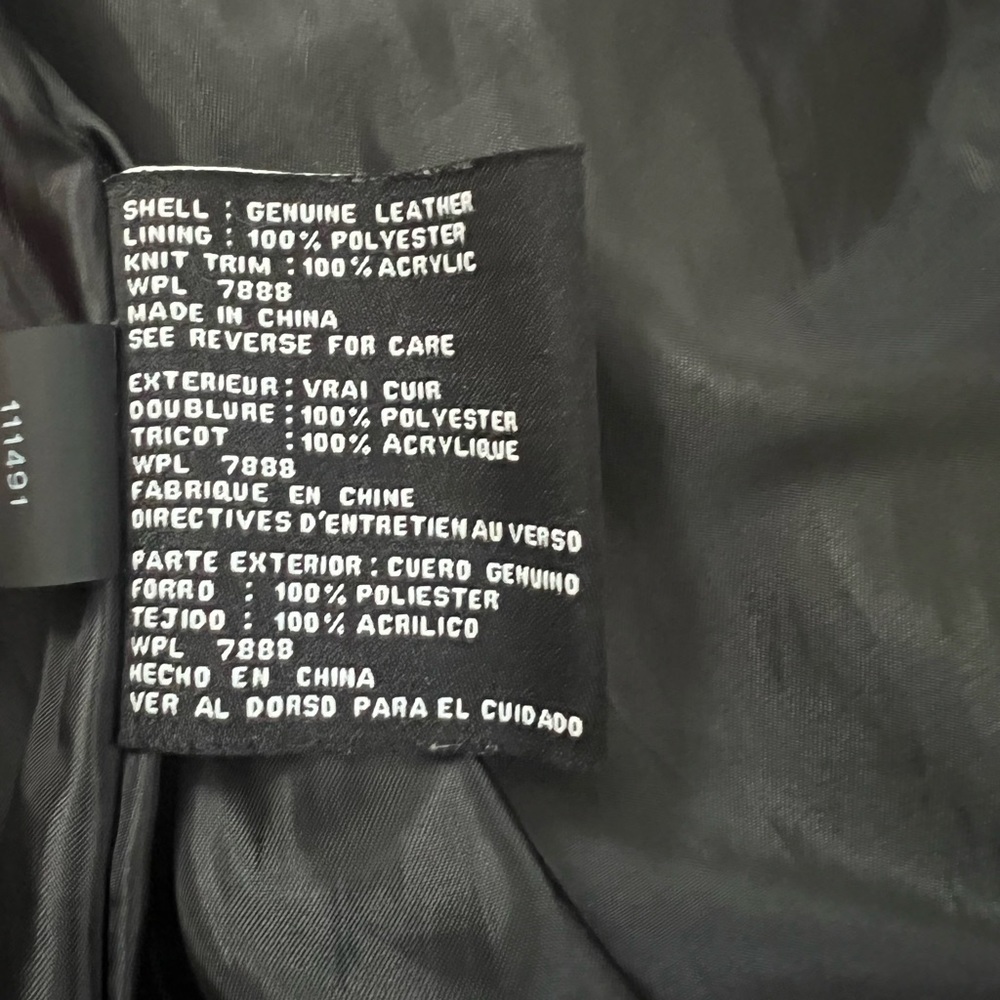 Michael Kors leather jacket - Picture 4 of 10